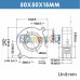 5V 50mm Blow Radial Cooling Fan