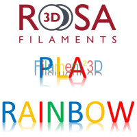 ROSA 3D RAINBOW SILK